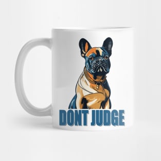 Don't judge cute cat Mug